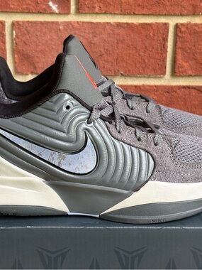 New Nike Ja 2 GS Grey Blue Size 7Y Youth Basketball Sneakers Shoes